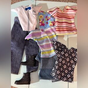 Barbie’s Ken shirts pants shoes lot